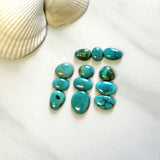 Small Sky Blue Mixed Lone Mountain Turquoise, Set of 12 Background