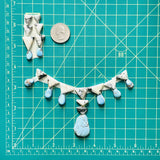 Small Mixed Mixed Mixed Turquoise, Set of 24 Dimensions