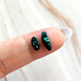 Small Ocean Blue Mixed Lander Blue Turquoise, Set of 2 Background