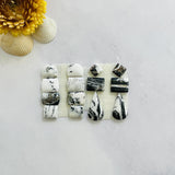 Small White Mixed White Buffalo Dolomite, Set of 14 Background