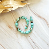 Sky Blue Fox Turquoise Nugget Beads Background