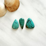 Small Mixed Mixed Yungai Turquoise, Set of 3 Background