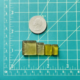 Small Swamp Green Bar Rosarita, Set of 4 Dimensions