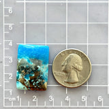 Large Sky Blue Bar Ithaca Peak Turquoise Dimensions