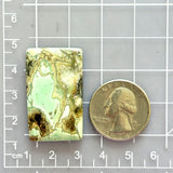 Large Mint Green Bar Crescent Lake Variscite Dimensions