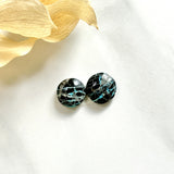 Small Sky Blue Round Yungai Turquoise, Set of 2 Background