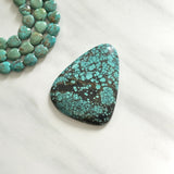 Large Sky Blue Freeform Yungai Turquoise Background