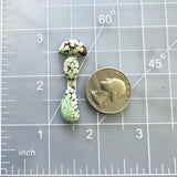 Small Faint Green Mixed Treasure Mountain Turquoise, Set of 3 Dimensions