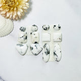 Small White Mixed White Buffalo Dolomite, Set of 12 Background