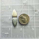 Small Purple Teardrop Purple Lavender Variscite, Set of 2 Dimensions