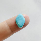 L16 x W11 x H5 Sky Blue Diamond Bisbee Turquoise Background