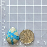 Large Ocean Blue Teardrop Ithaca Peak Turquoise Dimensions