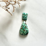 Small Sea Green Mixed Namtso Lake Turquoise, Set of 2 Background