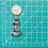 Medium Ocean Blue Mixed Yungai Turquoise, Set of 4 Dimensions