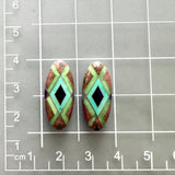 10x24mm Surfboard Inlay, Set of 2