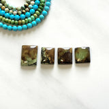 Medium Earth Brown Mixed Treasure Mountain Turquoise, Set of 4 Background