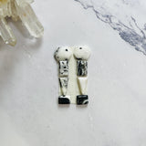 Small Mixed Mixed White Buffalo Dolomite, Set of 8 Background