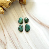 Small Sea Green Mixed Carico Lake Turquoise, Set of 4 Background