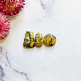 Medium Earth Brown Mixed Treasure Mountain Turquoise, Set of 3 Background