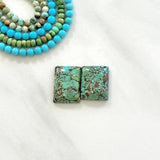 Large Sea Green Bar Wild Horse Turquoise, Set of 2 Background