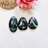 Medium Sky Blue Freeform Yungai Turquoise, Set of 3 Background