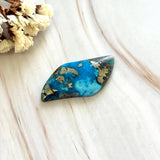 Large Sky Blue Freeform Ithaca Peak Turquoise Background