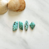 Medium Sky Blue Mixed Namtso Lake Turquoise, Set of 4 Background