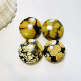 Small Mixed Round Treasure Mountain Turquoise, Set of 4 Background
