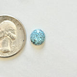 Small Faint Blue Oval Lander Blue Turquoise Dimensions