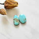 Medium Sky Blue Mixed Pilot Mountain Turquoise, Set of 2 Background