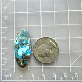 Large Sky Blue Oval Ithaca Peak Turquoise Dimensions