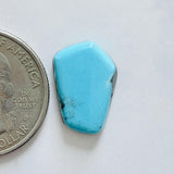 L17 x W12 x H4 Sky Blue Freeform Bisbee Turquoise Dimensions