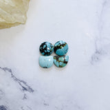 Medium Sky Blue Mixed Mixed Turquoise, Set of 4 Background