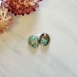 Small Mint Green Oval Mixed Turquoise, Set of 2 Background