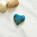 Large Ocean Blue Heart Ithaca Peak Turquoise Background
