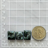 Medium Purple Mixed Milky Way Turquoise, Set of 3 Dimensions