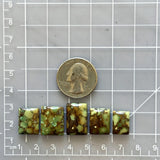 Medium Mint Green Bar Treasure Mountain Turquoise, Set of 5 Dimensions