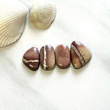 Medium Red Mixed White Buffalo Dolomite, Set of 4 Background