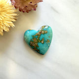 Large Ocean Blue Heart Ithaca Peak Turquoise Background