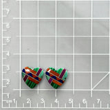 15x15mm Heart Inlay, Set of 2