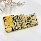 Large Yellow Bar Giraffe Turquoise, Set of 3 Background