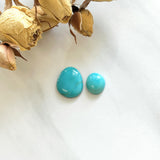 Small Sky Blue Freeform Kingman Turquoise, Set of 2 Background