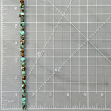 Sky Blue Number 8 Turquoise Smooth Nugget Beads Dimensions