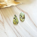 Large Mint Green Mixed Treasure Mountain Turquoise, Set of 2 Background