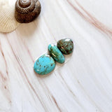 Medium Sky Blue Mixed Tyrone Turquoise, Set of 3 Background