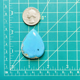 Large Sky Blue Teardrop Ithaca Peak Turquoise Dimensions
