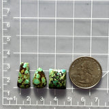 Medium Sea Green Mixed Bamboo Mountain Turquoise, Set of 3 Dimensions