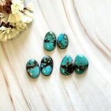 Small Sky Blue Mixed Blue Moon Turquoise, Set of 6 Background