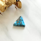 Large Sky Blue Triangle Ithaca Peak Turquoise Background