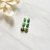 Small Lime Green Mixed Sonoran Gold Turquoise, Set of 6 Background